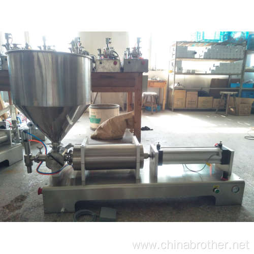 Pneumatic Paste jam cream bottle Filling Machine